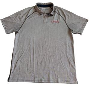 Rhone LPGA Purple, Short Sleeve, LPGA, Golf Polo- L